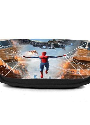 Шкільний пенал людина павук 016 органайзер універсальний (spiderman-016-black) чорний