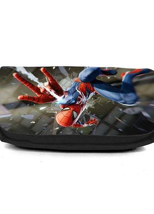 Шкільний пенал людина павук 025 органайзер універсальний (spiderman-025-black) чорний