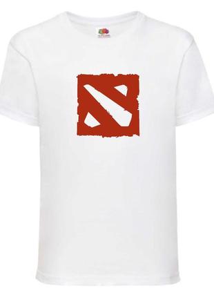 Футболка дота_2 (dota_2-005) белая 116-128-140-152-164 размер