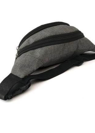 Сумка бананка парк юрского периода на пояс cappuccino (jp-006) серый