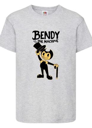 Футболка бенди и чернильная машина 0029 серая 98-104-116-128-140-152-164 размер