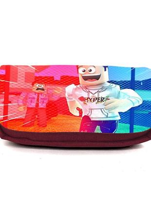 Школьный пенал роблокс органайзер универсальный (roblox-002-red) красный