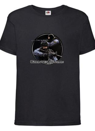 Футболка детская контр страйк 0012 (csg-0012) черная, размер 104-116-128-140-152-164