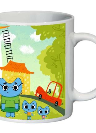 Кружка котики вперед! котя и катя supercup (чашка-sc-кв13)