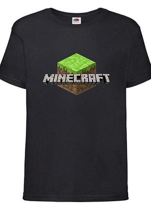 Футболка детская майнкрафт minecraft (mc-05) черная