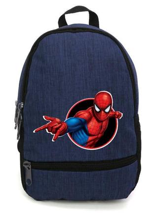 Рюкзак подростковый человек паук 007 cappuccino toys (spiderman - 007) синий