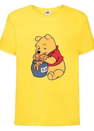 Футболка детская винни пух 004 (wnp 004 yel) желтая, размер 98-104-116-128-140-152-164 см