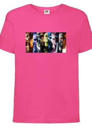 Футболка детская мортал комбат 005 (mtc 005) малиновая 104-116-128-140-152-164
