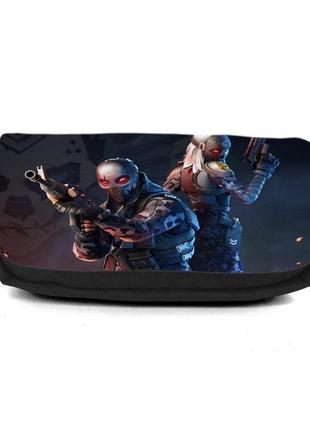 Школьный пенал fortnite 0013 органайзер универсальный (fnt-0013-blc) черный