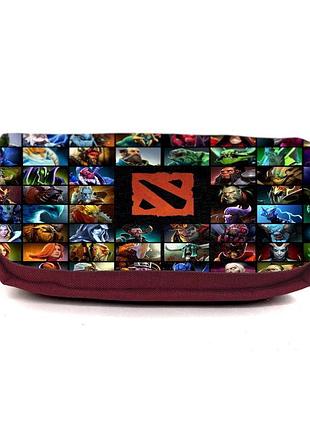 Школьный пенал дота 0039 органайзер универсальный (dota-0039-brg) бордовый