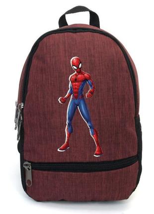 Рюкзак подростковый человек паук 001 cappuccino toys (spiderman - 001) красный