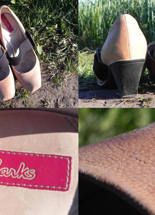 Clarks asos prada hugo boss 38 стильные эффектные замшевые кожаные туфли на резинке5 фото