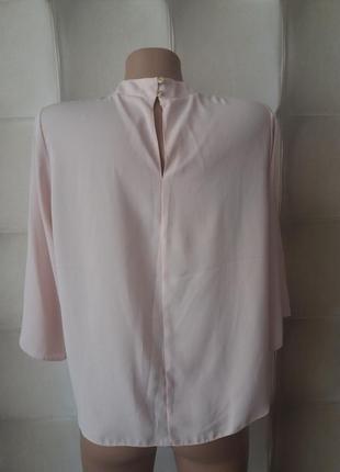 Блузка нежно розовая кремовая3 фото