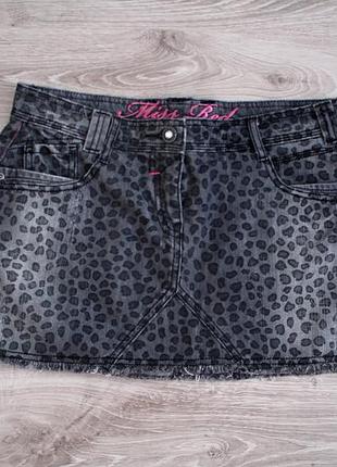 Леопардовая юбочка для девочки debenhams