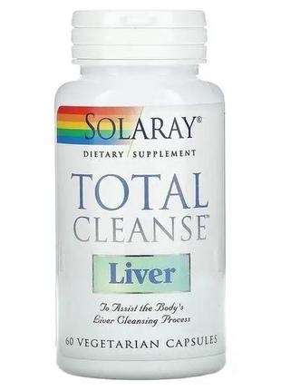Комплекс для печінки solaray total cleanse liver 60 капс.