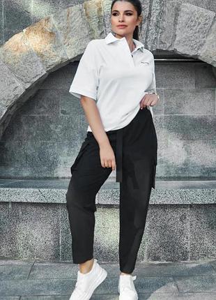 Elevate біла футболка поло жіноча