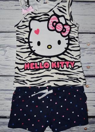 1 - 2 года 92 см h&m майка маечка футболка для модницы модная и эффектная hello kitty хеллоу китти2 фото