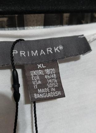 Вискозная туника, удлинённая футболка от primark, большой размер.6 фото