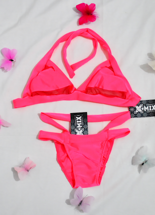 Шикарний рожевий купальник