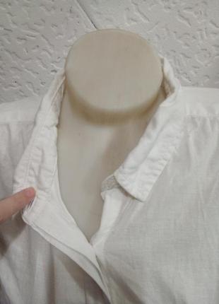 Блуза льон віскоза без рукавів6 фото