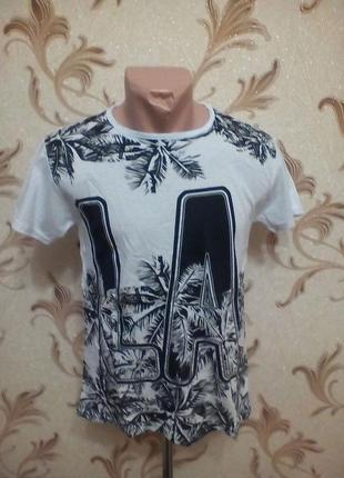Стильная футболка!  прикольный принт ,с,м