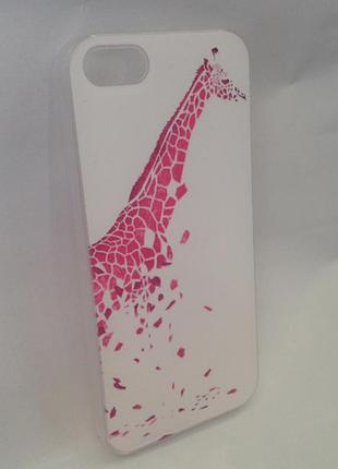 !!!!!!!! чехол на айфон 5/5s акция !!!!!!!!! iphone розовый жираф