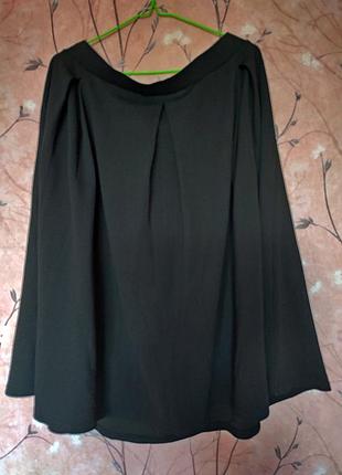 Спідниця-трапеція з фактурним малюнком у вигляді ялинки