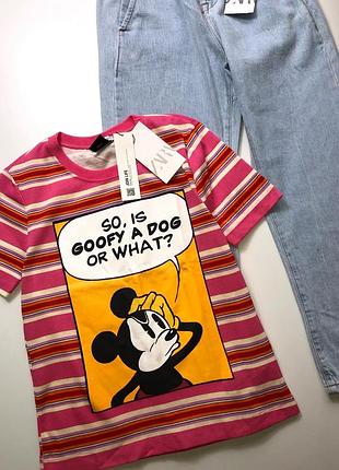 Футболка zara (з принтом)