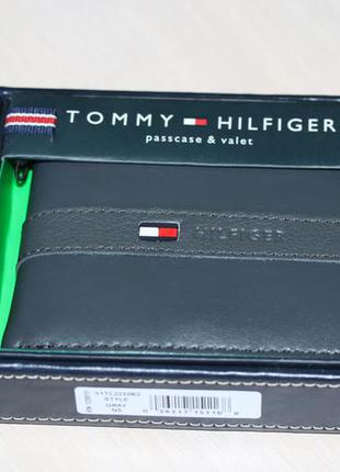 Кожаный кошелек tommy hilfiger фирменный бумажник оригинал из сша4 фото