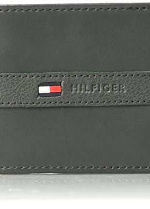 Кожаный кошелек tommy hilfiger фирменный бумажник оригинал из сша