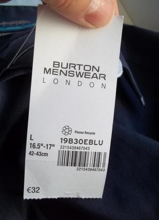 ( 48 / 50 р) burton menswear мужская рубашка длинный рукав оригинал бангладеш новая6 фото