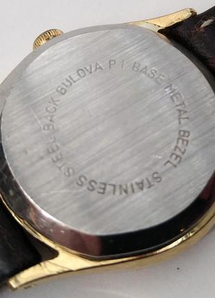 Bulova вінтажні годинник із сша оригінал шкіра механізм isa swiss parts9 фото