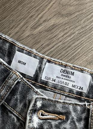 Джинси mom bershka3 фото