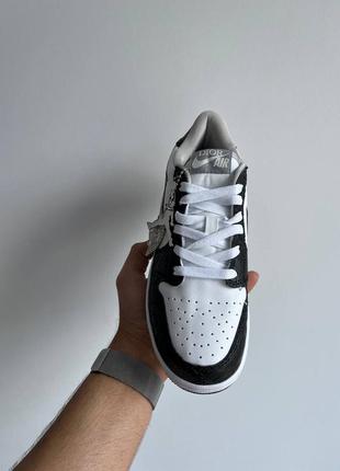 Nike jordan dior low black новинка трендові кросівки найк джордан весна літо осінь женские стильные трендовые кроссовки с узором7 фото