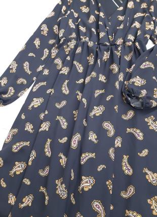 Шифонова сукня міді на підкладі fiorella rubino3 фото