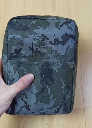 Тактическая аптечка на 10 отделов , камуфляж