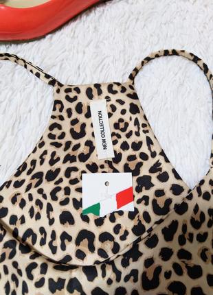 Italy новий топ блуза леопардовий принт4 фото
