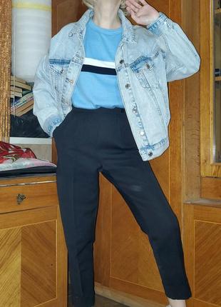 Джинсовка оверсайз джинсовый жакет курточка пиджак denim co6 фото