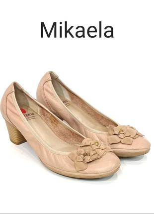 Кожаные женские туфли mikaela1 фото