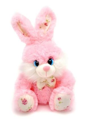 М'яка іграшка заєць,ніжно рожевого кольору.