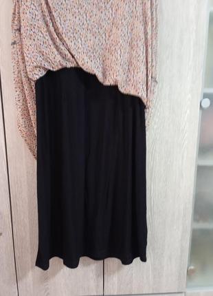 Сукня плямисте з довгим рукавом5 фото
