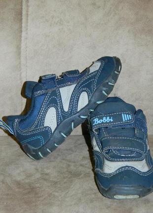 Р. 25 кроссовки детские синие с серым bobby