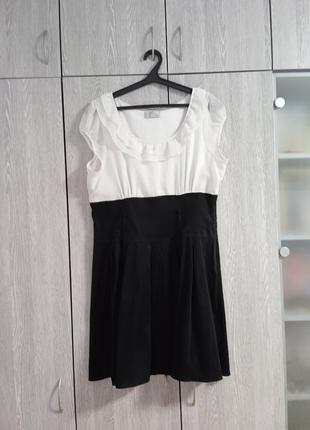 Платье бело-черное be beau1 фото