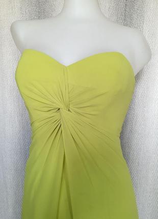 Жіноче яскраво салатова довге, вечірній, літній, ошатне, випускна сукня, сарафан для фотосесії10 фото