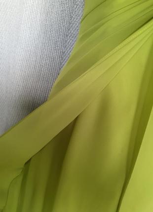 Жіноче яскраво салатова довге, вечірній, літній, ошатне, випускна сукня, сарафан для фотосесії9 фото