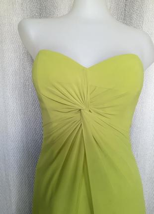 Жіноче яскраво салатова довге, вечірній, літній, ошатне, випускна сукня, сарафан для фотосесії3 фото