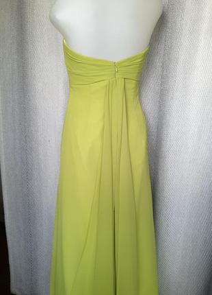 Жіноче яскраво салатова довге, вечірній, літній, ошатне, випускна сукня, сарафан для фотосесії2 фото