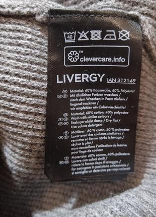 Батал! красивый вязаный свитер серого цвета livergy, р. 2xl/60-62.
замеры на фото6 фото