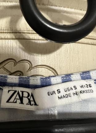 Платье миди в клетку zara8 фото