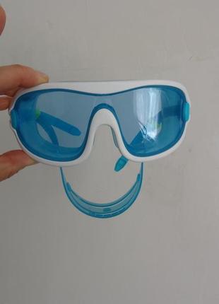 Очки для  плавание синий  маска decathlon  nabaiji